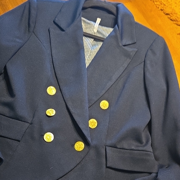 Willow & Clay Navy Lined Blazer. - Picture 1 of 7